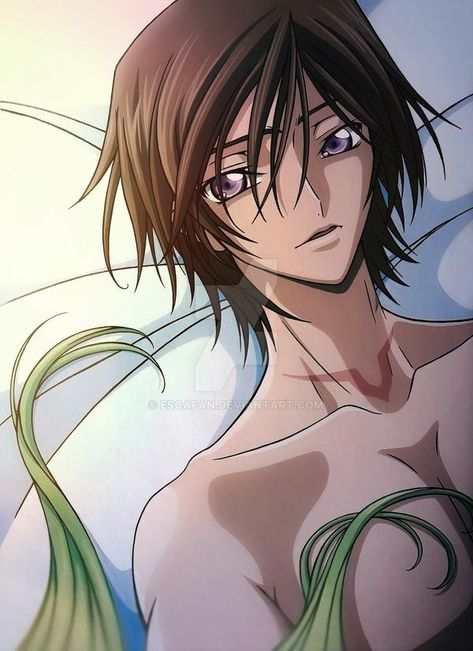 Lelouch and Cc from Code Geass by escafan on DeviantArt Code Geass C.c, Digimon Fusion, Lelouch Vi Britannia, Lelouch Lamperouge, Instagram Cartoon, Naruto Minato, All Codes, Code Geass, Painting Art Lesson