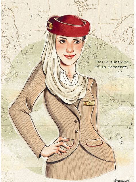 Emirates Cabin Crew #emiratesuniform #ekcrew #emirates #hellowtomorrow Emirates Cabin Crew, Cabin Crew, Cabin, Art