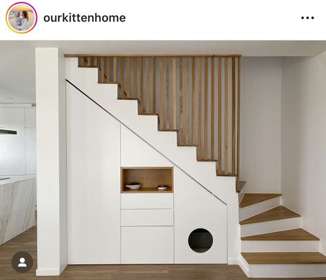 Staircase In Living Room, Under Stairs Storage Ideas, Stairs Storage Ideas, تحت الدرج, Under Stairs Storage, Open Trap, Stairs Storage, Basement Remodel Diy, House Staircase