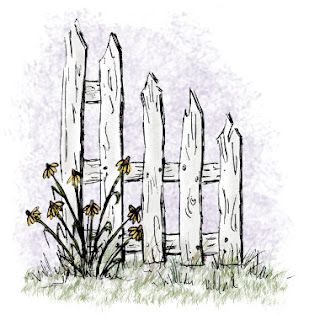 Random thoughts Fence Clipart, Perspective Drawing Lessons, Clip Art Pictures, Art Village, White Picket Fence, Printable Pictures, House Drawing, Picket Fence, Doodle Art