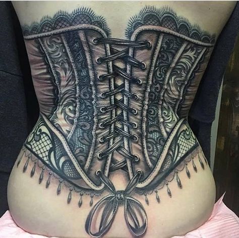 Check Tattoo, Corset Tattoo, Ryan Ashley, Backpiece Tattoo, Tattoo Trend, Inspiration Tattoos, London Tattoo, Amazing Artists, Geniale Tattoos