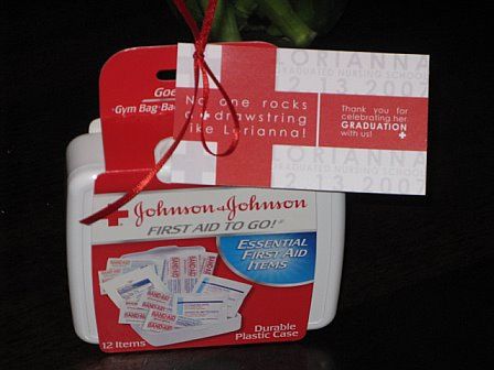 centerpiece nursing graduation party | Graduation party favors First Aid Kit Party Favors, Nursing School Graduation Party Favors, Nursing Party Favors, Graduation Party Favor Ideas, Nursing Party Ideas, Nurse Party Favors, Nursing School Grad Party, Nursing Grad Party, Nursing Party