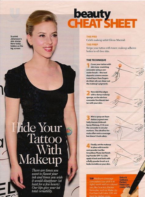 How to hide tattoo with makeup Hide Tattoo, Tattoo Makeup Coverup, Cover Tattoos, Tattoo Coverup, Makeup Pigments, Hidden Tattoos, Tattoo Makeup, Interview Outfits, Tattoo Care