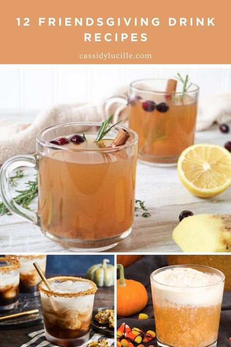 Create a delightful Thanksgiving gathering with friends with these 12 inviting Friendsgiving drink recipes! Infuse your celebration with flavor and festivity by serving these Friendsgiving drinks alongside your Thanksgiving meal. From Thanksgiving cocktail recipes to non-alcoholic sips, explore the best Friendsgiving party drinks here! Friendsgiving Cocktail Ideas, Friendsgiving Drinks Alcohol, Friendsgiving Drink Ideas, Friendsgiving Cocktails, Fall Mixed Drinks, Friendsgiving Drinks, Thanksgiving Drink Recipes, Thanksgiving Recipes Drinks, Non Alcoholic Sangria