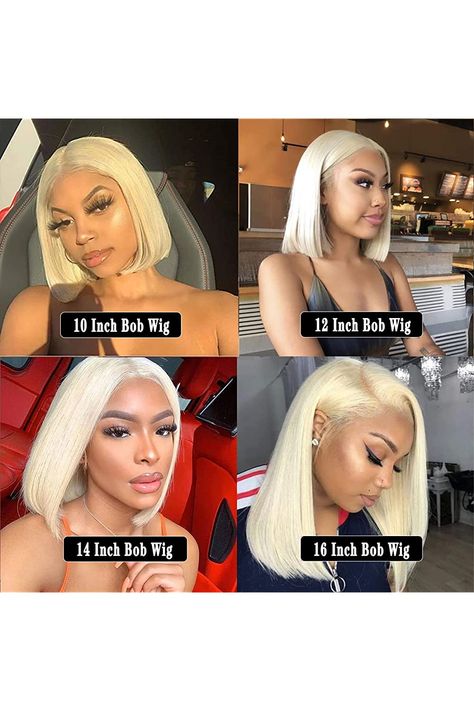 613 Bob Wig, 613 Lace Front Wig, Soft Silky Hair, Frontal Lace Wig, Blonde Bob Wig, Blonde Bob Hairstyles, Blonde Lace Front Wigs, Wig Short, Hair Bob