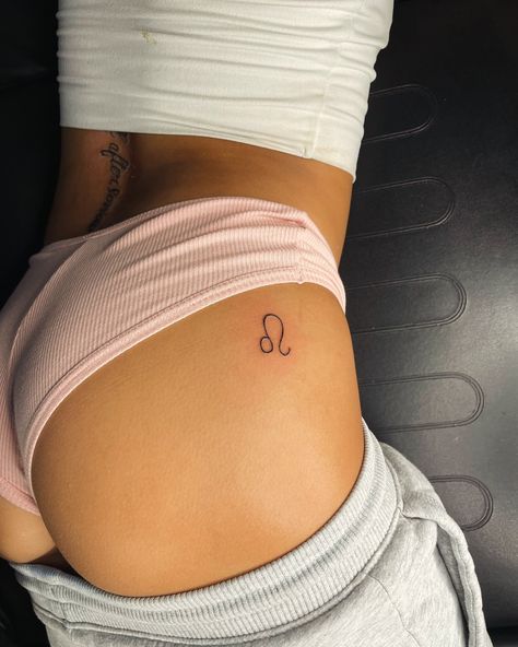 LEO SEASON !!! Get you one !!! #atlgatattoos #asstats #leotattoos #leoseason Leo Tattoo Ideas For Women, Leo Minimalist Tattoo, Leo Tattoo For Women, Small Leo Tattoo, Leo Symbol Tattoos, Tattoo Leo, Leo Sign Tattoo, Zodiac Signs Leo Tattoo, Leo Symbol