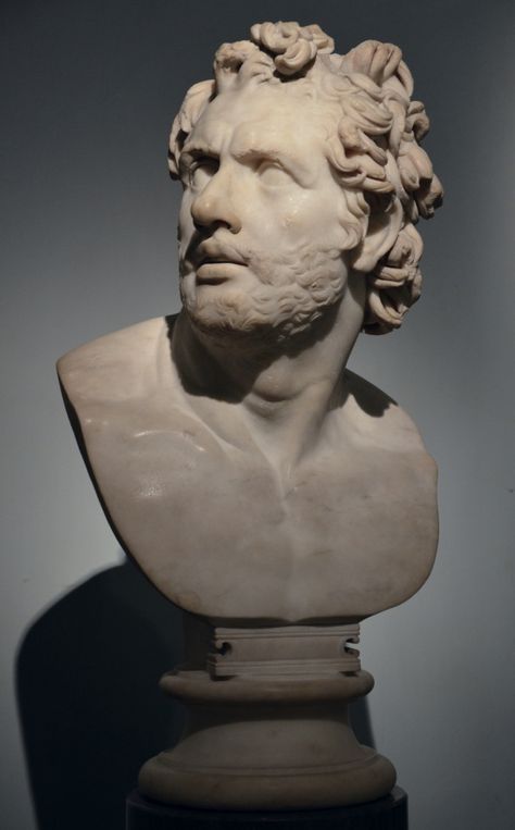 Marble head of a companion of Odysseus from the Pantanello at Hadrian’s Villa, British Museum Carole Raddato CC BY-SA Statue Reference, Hadrian's Villa, Ancient Greek Sculpture, Marble Bust, Anatomy Sculpture, Roman Statue, Sculpture Head, Classic Sculpture, Greek Statues