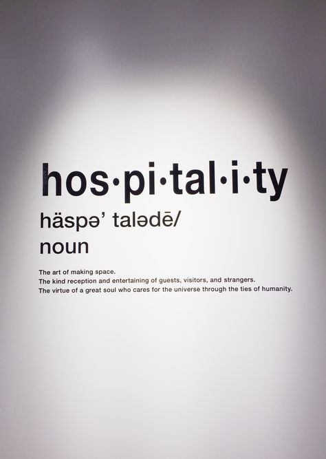 Hospitality.  Hospitality. The word has been on my mind recently... Hotelier Quotes, Quotes About Hospitality, Scripture About Hospitality, Hospitality Quotes, Job Interview Answers, Leadership Advice, Interview Answers, Making Space, Dot Journals