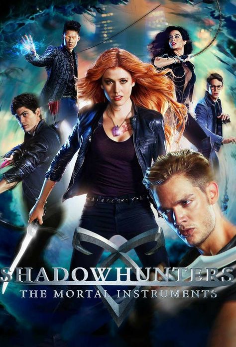 Shadowhunters Poster, Shadow Hunters Tv Show, Shadow Hunters Book, Books Turned Into Movies, Alberto Rosende, Series Posters, Shadowhunters Series, Matthew Fox, Shadowhunters Tv Show