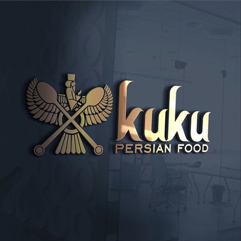 Please Created a Company logo for my Persian Restaurant by MadonDESIGN Persian Logo Design, Persian Logo, Persian House, Resturant Logo, Persian Restaurant, Wet Felting Projects, 3 Logo, Restaurant Signs, Restaurant Logo