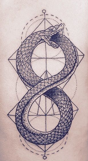 Snake Oroboros Tattoo, Infinite Snake Tattoo, Ouroboros Snake Tattoo, Oroboros Tattoo Design, Ourobos Tattoo, Torus Tattoos, Orboros Tattoo, Ouroboros Tattoo Men, World Serpent Tattoo