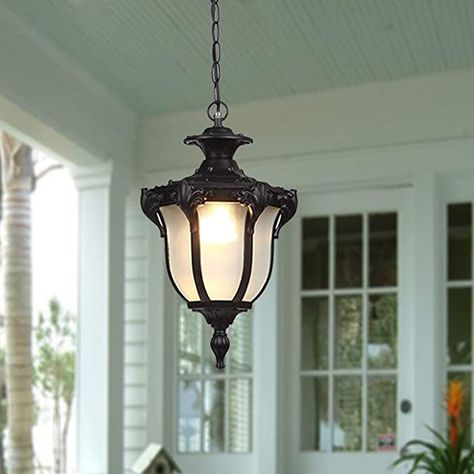 Chandelier Garden, Terrace Door, Chandelier Outdoor, Hanging Porch Lights, Garden Corridor, Rustic Victorian, Porch Light Fixtures, Victorian Chandelier, Outdoor Pendant Light