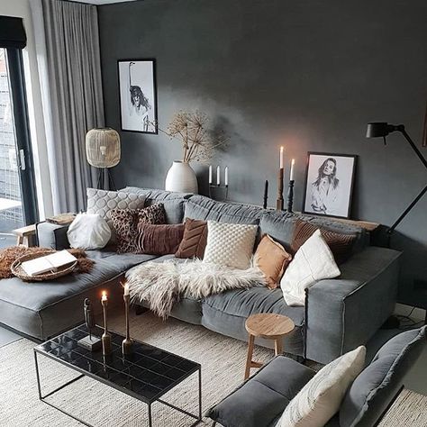 Room Colours, Deco Salon, Cosy Living Room, Living Room Scandinavian, Design Del Prodotto, Living Room Decor Apartment, Room Interior Design, Living Room Inspo, A Living Room