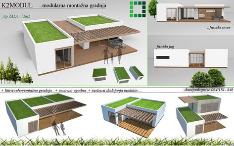 K2MODUL,PREFABRICATED BUILDING Prefabricated Building, Narrow Lot House, Modular Housing, Concept Models Architecture, Pavilion Architecture, Container House Plans, Modern Tiny House, Modular Building, Container House Design