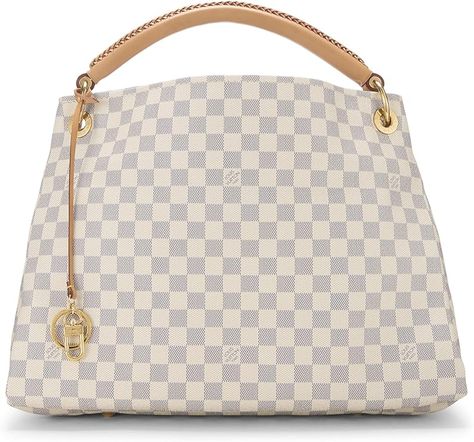 Amazon.com: Louis Vuitton, Pre-Loved Damier Azur Artsy MM, White : Luxury Stores Boho Handbag, Modern Handbag, Louis Vuitton Artsy Mm, Louis Vuitton Artsy, Boho Handbags, Pre Owned Louis Vuitton, Used Louis Vuitton, Louis Vuitton Damier Azur, Louis Vuitton Shoulder Bag