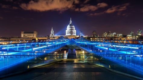 A Bit of London HD Wallpaper Ireland Wallpaper, Millenium Bridge, London At Night, London Wallpaper, London City Airport, Vsco Nature, Millennium Bridge, London Night, Dublin City