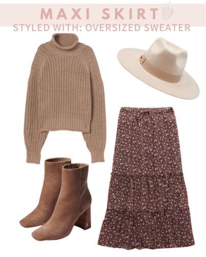 Boho Thanksgiving Outfit, Midi Skirt And Sweater, Atlanta Style, Perfect Travel Outfit, Skirt And Sweater, Maxi Skirt Fall, How To Wear Ankle Boots, Atlanta Fashion, Skirt Outfits Fall