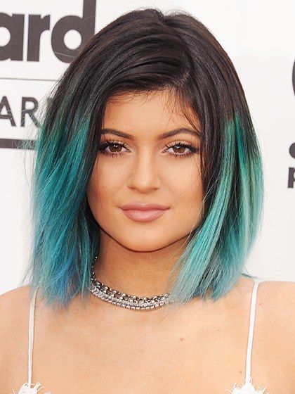 Original Hairstyles, Jenner Hair, Wild Hair Color, Kylie Jenner Hair, Celebrity Haircuts, Rainbow Hair Color, Ombré Hair, Short Hair Color, Ombre Hair Color