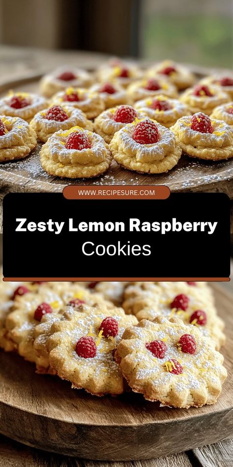 Beat the summer heat with delightful lemon raspberry cookies! These easy-to-make treats combine zesty lemon and sweet raspberries for a refreshing twist you'll adore. Perfect for picnics or gatherings, follow our simple recipe and tips to ensure soft, flavorful cookies every time. Plus, discover healthier swaps for a guilt-free indulgence. Click now to unlock the full recipe and impress your friends with these irresistible summer delights! Lemon Raspberry Cookies, Flavorful Cookies, Homemade Baked Goods, Cookie Stand, Raspberry Cookies, Cookies From Scratch, Healthy Swaps, Decadent Cakes, Lemon Raspberry