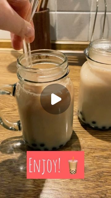 33 likes, 1 comments - home_full_of_recipes on February 4, 2022: "How to make Boba tea at home?🧋 #yaninaiscooking #yaninaiscooking_videorecipe #yaninaiscooking_drink #bobatea #bubbletea #bobatealover #bobatearecipe #tapioca #tapiocapearls #tapiocapearl #drink #recipes #reels #reelsinstagram #foodreels". How To Make Boba At Home, Make Boba Tea, Boba Tea At Home, How To Make Boba, Boba Tea Recipe, Tea At Home, Tapioca Pearls, Boba Tea, Bubble Tea