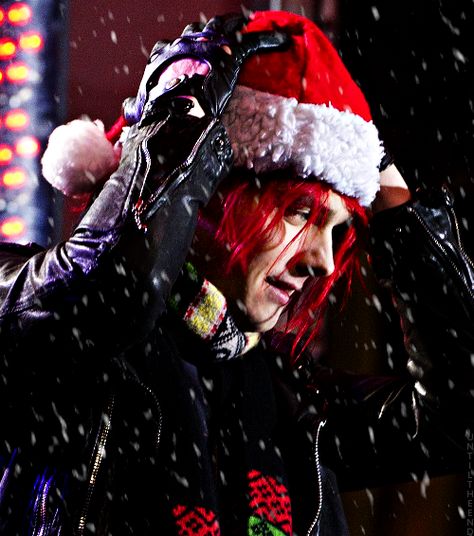 Gerard Way as Santa.. umm I want this for Christmas. Unholy Pictures, Gerard Way, I Want, The Story, Merry Christmas, Christmas