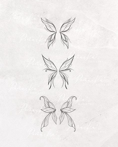 WINGS FLASH 🦋 w/ placement ideas!! These wings can look good anywhere on your body fr 🤩 even your piko LOL How to inquire: 1. Choose your designs - you may screenshot/circle which designs you’d like 2. DM me or Submit inquiry form (located in bio) - the design/s you chose - the location you would like it - the size you prefer - & the usual days you are available 😇 Flash Details: - Designs are repeatable! - Price varies depending on size - minimum $55, max $165 - black & grey OR red Have a... Fairy Wings Tattoo, Fairy Wing Tattoos, Elf Wings, Cross Stitch Necklace, Stitch Necklace, Wings Tattoo, Fairy Wings, Tattoos Ideas, Black Grey