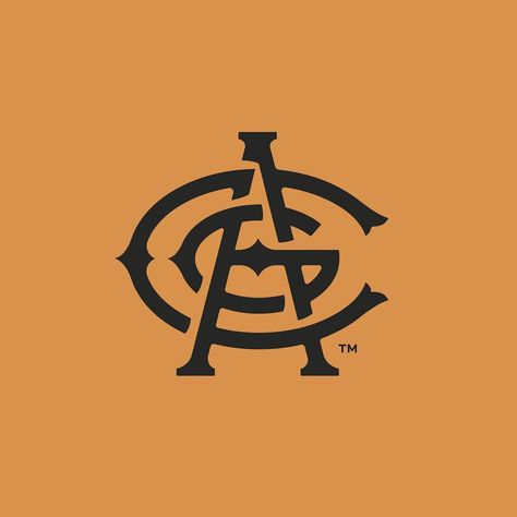 P And Co, Ac Monogram, Masculine Monogram, Monogram Logos, Don Pedro, Sport Logo Design, Learning Logo, Golf Logo, Logo Unique