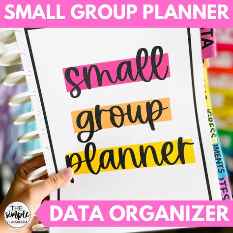 Plan your Small Group Lessons FASTER — The Simple Classroom Small Group Planning, Anecdotal Notes, Simple Classroom, Math Blocks, Text Evidence, Math Groups, Data Charts, Instructional Coaching, Student Data