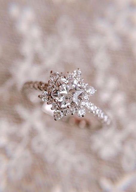 We found the engagement ring worthy of your love for you. This beautiful snowflake Engagement Ring by Ted&Mag we promise this will melt your heart and hard to... Engagement Ring Snowflake, Snowflake Engagement Rings, Engagement Rings Snowflake, Snowflake Wedding Ring, Snowflake Ring Engagement, Wedding Rings Expensive, Expensive Diamond Engagement Rings, Fairytale Engagement Ring, Most Expensive Diamond