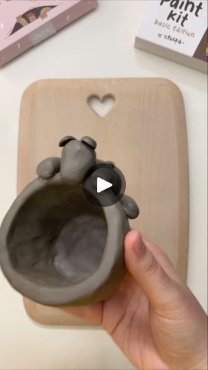 70K views · 1.7K reactions | how to make a bear hug mug 😍 adding sculptural elements to your pinch pot INSTANTLY elevates and adds sooo much personality to your diy clay projects ✨   made by our best bear @chelseamorganart the pottery how to expert 💡   #clay #pottery #athomepottery #diyclayideas #diyclay #diygiftideas #clayinspo #potteryinspo #handmademug #diymug #bearhug #pinchpot #pinchpottery #handbuilding #crockd | Crockd | MELNOIR · BBL Drizzy Pinch Pottery Ideas, Diy Clay Projects, Make A Bear, Hug Mug, Sculpting Ideas, Ceramic Pinch Pots, Pinch Pot, Diy Mugs, Pinch Pots