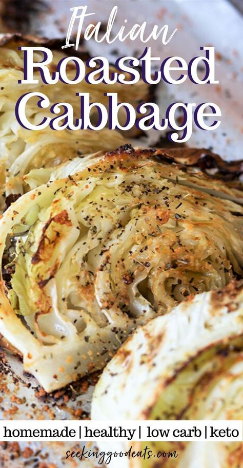 Keto Cabbage Recipe, Roasted Cabbage Wedges, Cabbage Side Dish, Vegetable Recipe, Healthy Low Carb, Roasted Cabbage, Healthy Side Dish, Roasted Vegetable Recipes, Roasted Vegetable