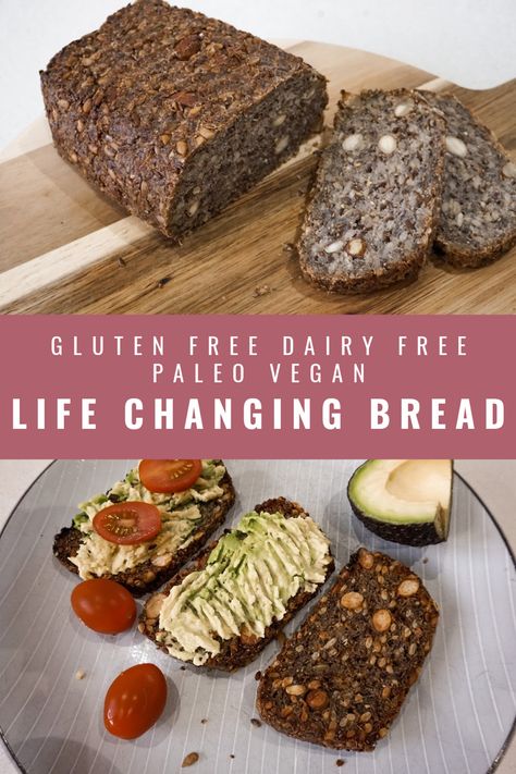 Best Paleo Bread Recipe, Life Changing Bread, Paleo Bread Recipe, Recipe For Bread, Everything In Moderation, No Bread Diet, Candida Diet Recipes, Healthy Bread Recipes, Paleo Foods