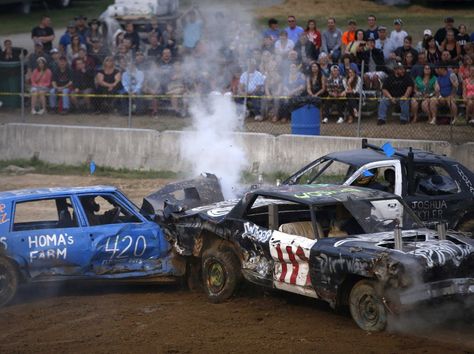 Demolition Derby Cars, Demo Derby, Church Picnic, Amador County, Demolition Derby, Funny Car Memes, Derby Girl, Derby Cars, Merchant Marine