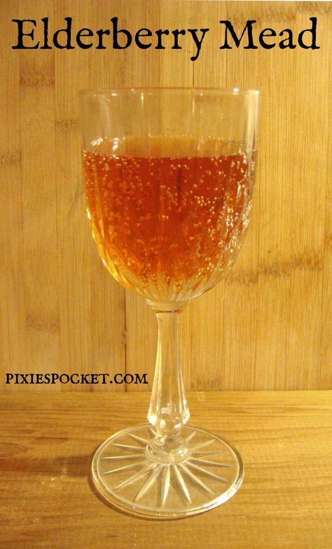 Recipe for Elderberry Mead (1 gallon) from Pixiespocket.com Elderberry Mead, Homemade Booze, Mead Making, Dried Elderberries, Historical Food, Mead Wine, How To Make Mead, Mead Recipe, Cordial Recipe