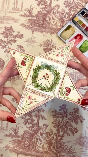 Victorian Folded Valentine, Puzzle Purse Art, Victorian Puzzle Purse Christmas, Victoria Puzzle Purse, Victorian Puzzle Purse Valentine, Victorian Puzzle Purse Tutorial, Victorian Puzzle Card, Victorian Puzzle Purse Design Ideas, Victorian Love Note