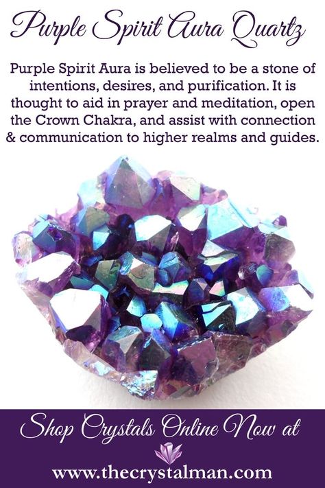 Aura Quartz Meaning, Purple Aura Quartz, Crystal Magick, Quartz Meaning, Purple Aura, Wholesale Crystals, Crystal Power, Raw Crystals, Aura Crystals