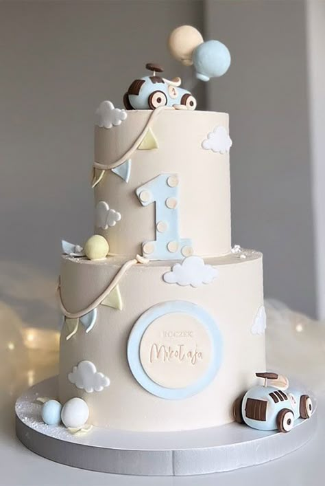 First Birthday Cake 2 Tier, 1st Birthday Cake Designs For Boys, 2 Tier Birthday Cake Boy, First Birthday Boy Cake Ideas, Baby Boy 1st Birthday Cake Ideas, 6 Month Birthday Cake Boy Baby, Baby Boy First Birthday Cake Ideas, 1st Bday Cake For Boy, First Year Birthday Cake