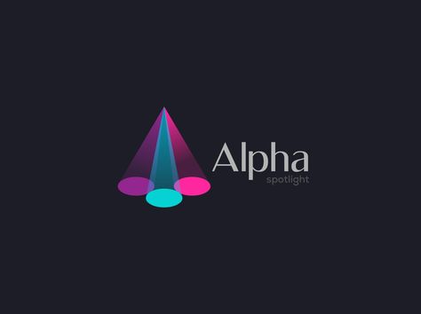 Spotlight logo by Design Craft on Dribbble Light Logo Design, Spotlight Logo, Alpha Logo, Bicycle Paint Job, Job Poster, Light Logo, Click Photography, Bicycle Painting, Light The Way