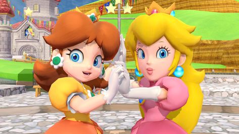 Princess Daisy Costume, Peach And Daisy, Daisy Costume, Mario Run, Super Princess Peach, Super Mario Princess, Super Princess, Peach Mario, Nintendo Princess