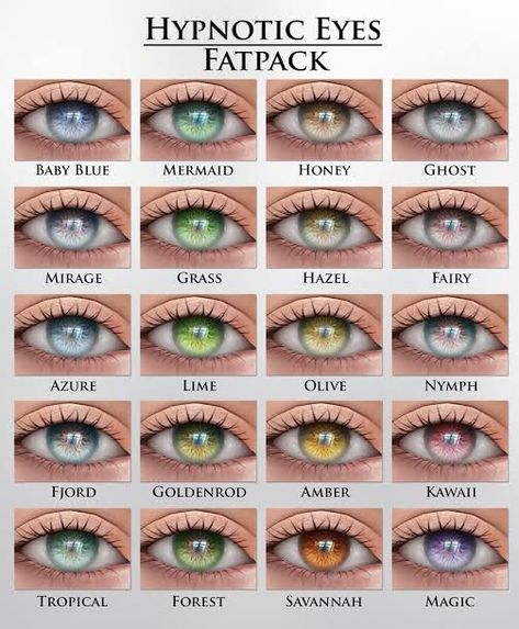 Eye Colour Chart, Types Of Eye Colors, Rarest Eye Color, Unique Eye Color, Pretty Eyes Color, Rare Eye Colors, Eye Colours, Eye Color Chart, Rare Eyes