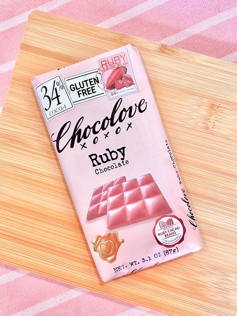 Ruby Chocolate, Cacao Beans, Chocolate Drip, Pink Chocolate, How To Make Chocolate, Chocolates, Sweet Treats, Cocoa, Ruby