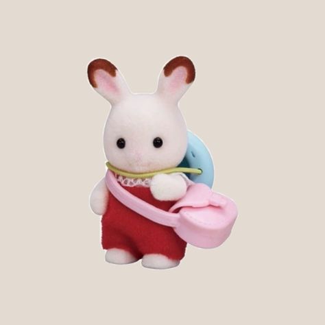 Sylvanian Family Png, Sylvanian Families Icon, Calico Critters Families, Chocolate Rabbit, Sylvanian Family, Rabbit Baby, Calico Critters, Sylvanian Families, Cute Toys