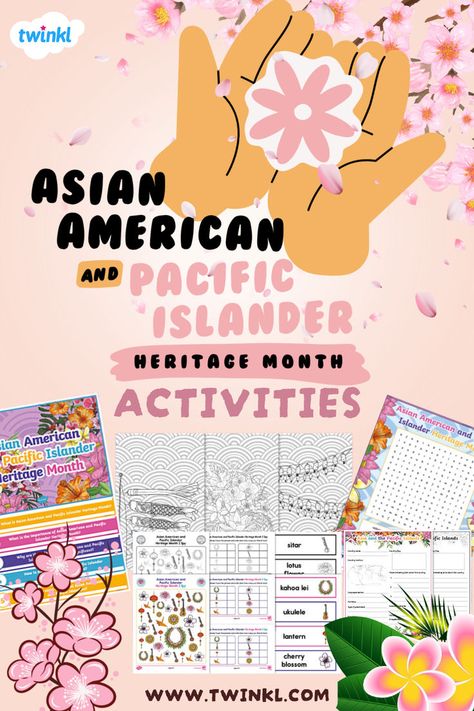 Asian American & Pacific Islander (AAPI) Heritage Month Activities in the Classroom Hope Activities, Aapi Heritage Month, Teaching Culture, Celebrate Diversity, Pacific Islander, Elementary Activities, Asian History, Kindergarten Crafts, Kindergarten Art