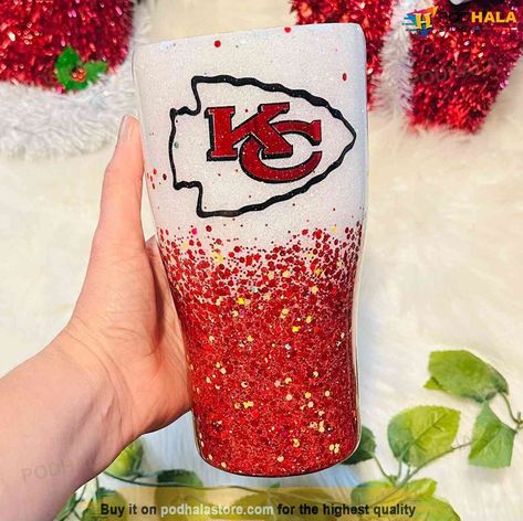 Score Big with These Top 30 Kansas City Chiefs Merchandise Items Kansas City Chiefs Tumbler, Chiefs Tumbler, Kansas City Chiefs Gifts, Kansas Chiefs, Epoxy Tumblers, Custom Glitter, Trending Gifts, Kansas City Chiefs, Team Colors