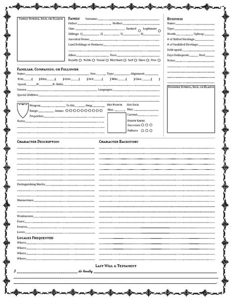 Dnd Printables, Harry Potter Character, Dnd Character Sheet, Character Sheet Template, Character Reference Sheet, Writing Fantasy, Dnd 5e Homebrew, Dungeons And Dragons Game, D&d Dungeons And Dragons