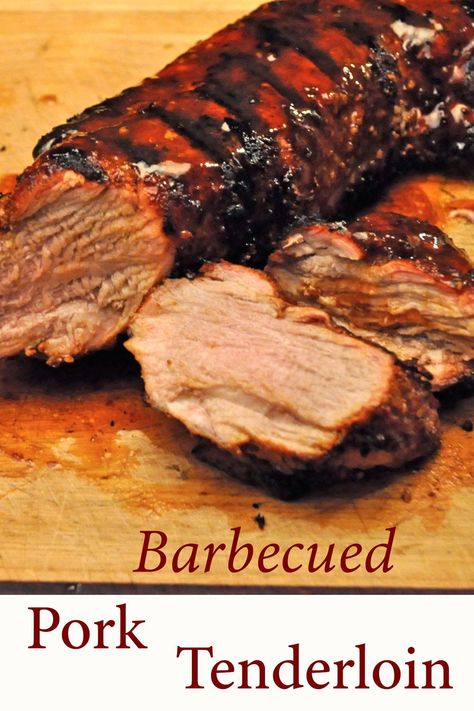 Barbeque Pork Tenderloin, Quick Bbq Sauce, Sauce For Pork Tenderloin, Barbecue Pork Tenderloin, Barbecue Pork Loin, Grilled Pork Tenderloin Recipes, Bbq Pork Tenderloin, Barbeque Pork, Pork Roast In Oven