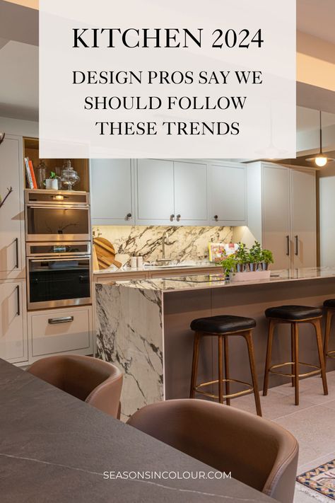 Luxury Kitchen Island, Backsplash Trends, Kitchen Backsplash Trends, Top Kitchen Trends, Popular Kitchen Designs, Kitchen Cabinet Trends, Unique Kitchen Design, Kitchen Aesthetics, European Kitchens