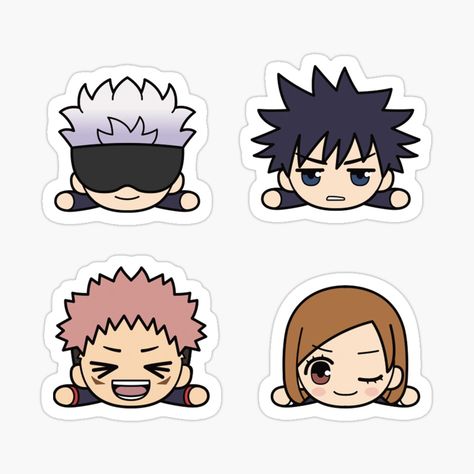 jujutsu kaisen // kaisen // satoru // nobara // jujutsu kaisen megumi // fushiguro // satoru gojo // gojo // yuji // sukuna // ryomen // mappa // sorcery #jujutsukaisen #kaisen #satoru #nobara #megumi #gojo #sukuna Chibi Jujutsu Kaisen Characters, Chibi Megumi Fushiguro, Jujutsu Kaisen Kawaii Chibi, Jujutsu Kaisen Gojo Chibi, Megumi Fushiguro Sticker, Jujitsu Kaisen Chibi, Jjk Symbols, Jujutsu Kaisen Doodle, Anime Stickers Jujutsu Kaisen