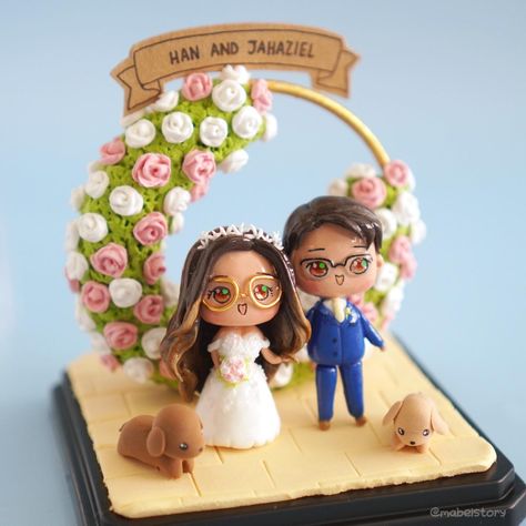 POV: turn your wedding picture into a diorama 🥰 this was made as an anniversary gift ❤️ #handmade #airdryclay #miniature #miniatureclay #custommade #customorder #giftideas #anniversarygiftideas #weddingdiorama #anniversarygift Moh Speech, Happy New Year Images, Quick Crafts, New Year Images, Wedding Picture, Clay Ideas, Gift Handmade, Air Dry Clay, Wedding Pictures