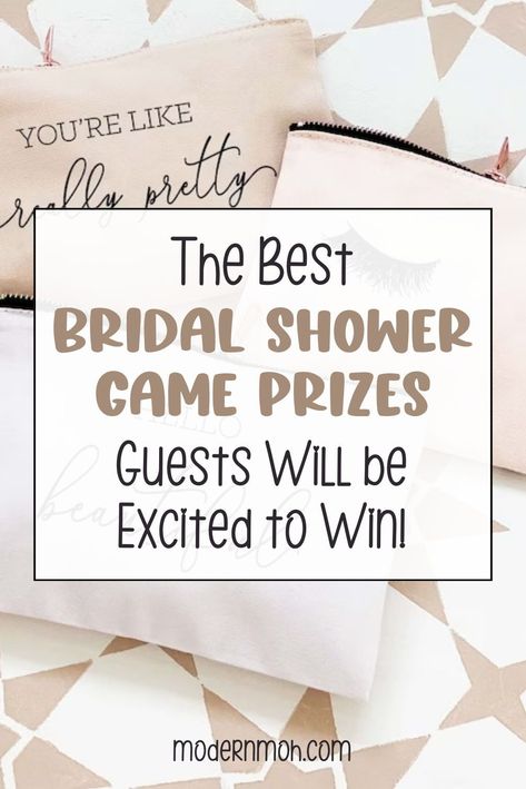 Make your celebration unforgettable with these amazing bridal shower game prizes! Explore our top picks for the best bridal shower game prizes for guests they will be excited to win. From fun and quirky to practical and chic, there's something for everyone! Read our post to check out these bridal shower prizes for game winners. | Bridal Shower Prizes Bridal Shower Games Prizes For Guests, Prizes For Couples Shower Games, Bridal Shower Games Gifts For Guests, Prize For Bridal Shower Games, Best Bridal Shower Prizes, Bridal Shower Party Prizes, Cheap Bridal Shower Prizes, Gift Basket For Bridal Shower Prize, Bridal Shower Gift Prizes